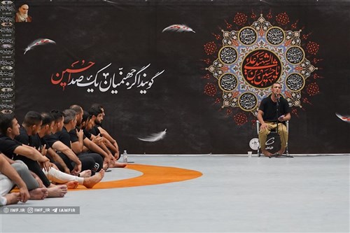 کلیپی از مراسم عزاداری سرور و سالار شهیدان توسط تیم های ملی کشتی 